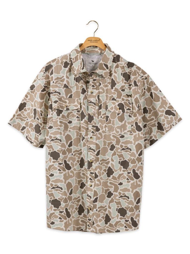 VG Dry Fit Camo Button Down