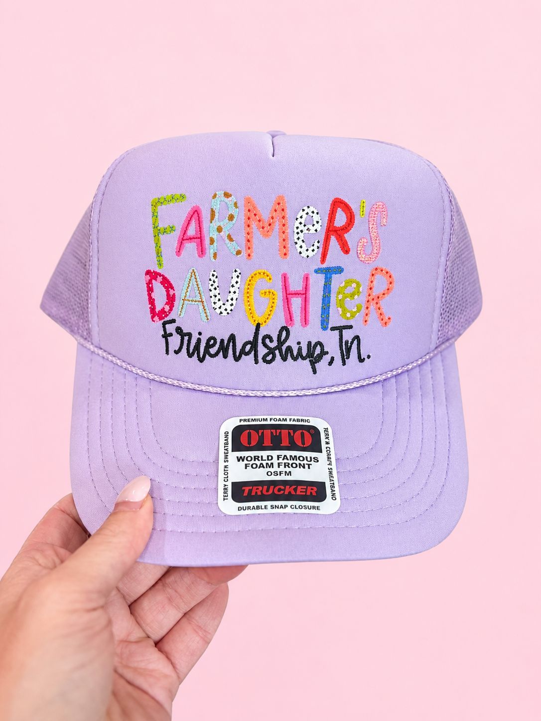 Farmer's Daughter Lavender Trucker