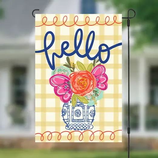 Wilda Chin. Garden Flag