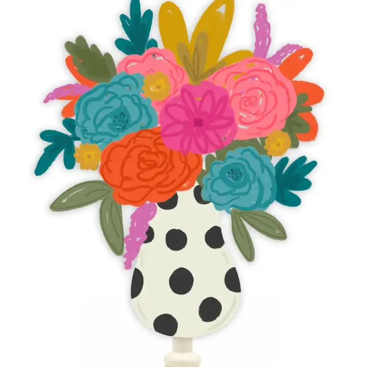 Polka Dot Vase Topper