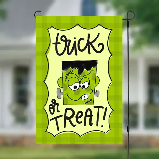 Tick or Treat Garden Flag