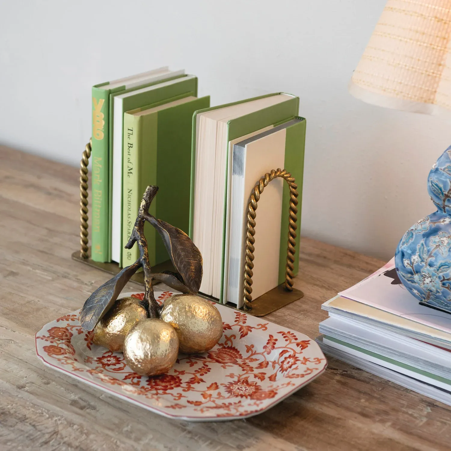 DG2798-S/2 Twisted Metal Bookends
