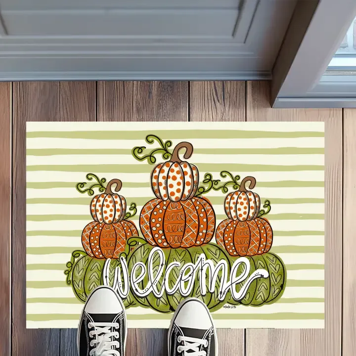 VG Pumpkin Doodles Stack Rug