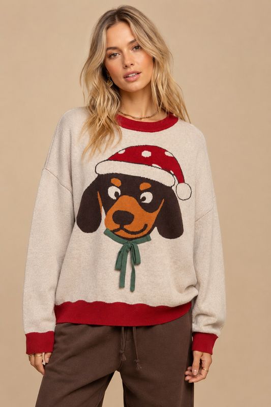 Snuggly Santa Pup Top