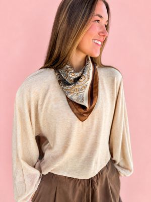 RM Fall Scarf Brown