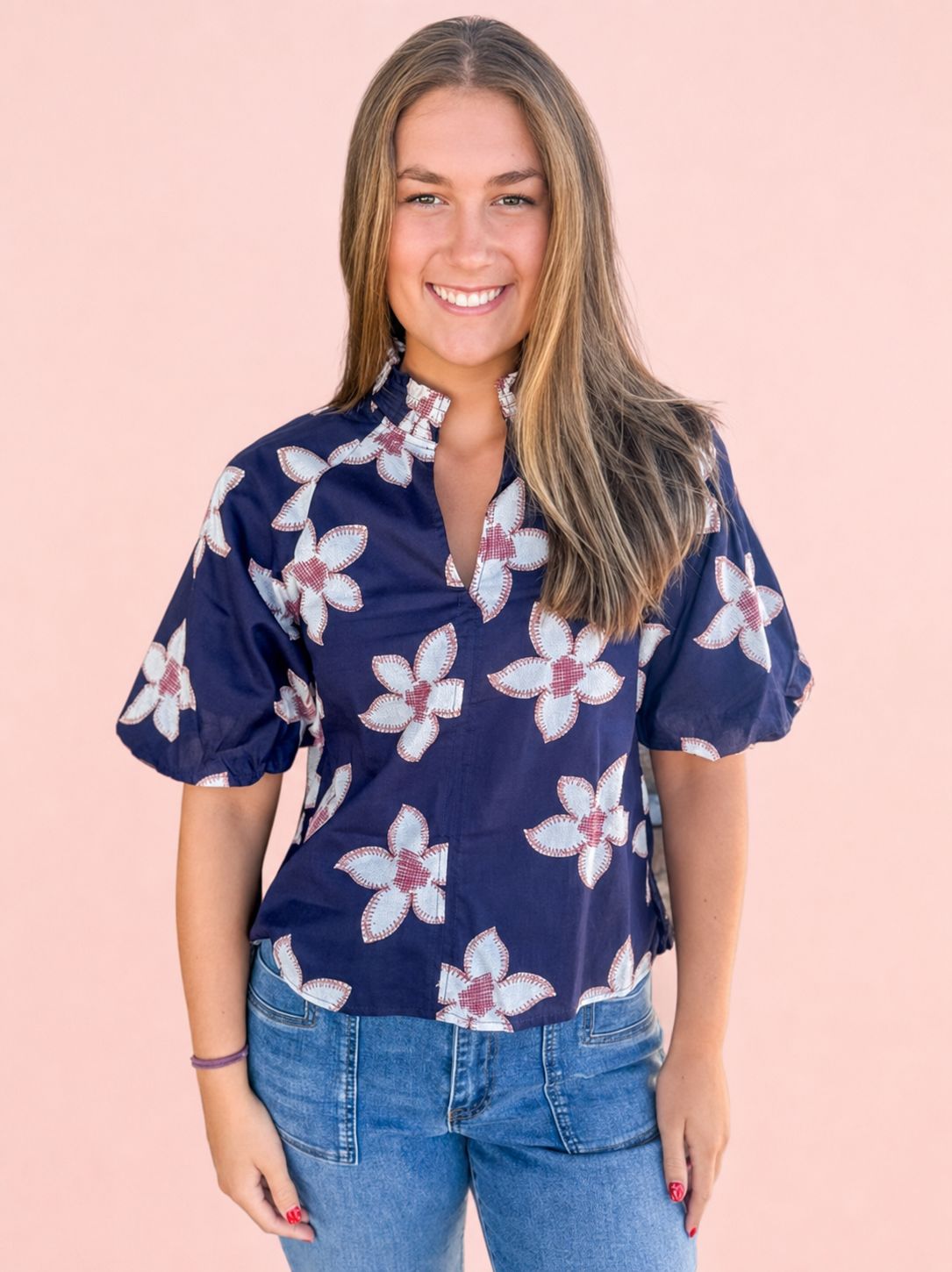 RM Puff Sleeve Floral