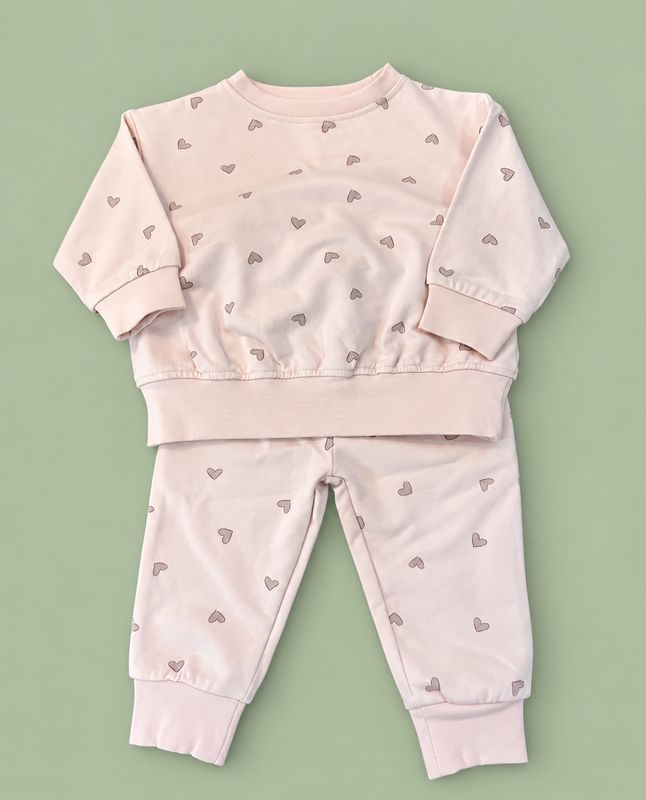 BC Relaxed Sweatsuit- Hearts
