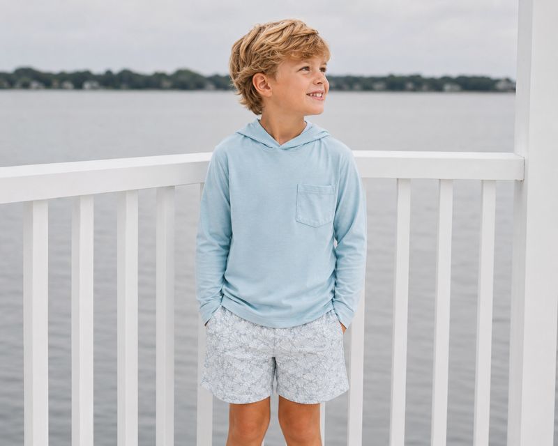 Blue Pastel Lightweight Hoodie