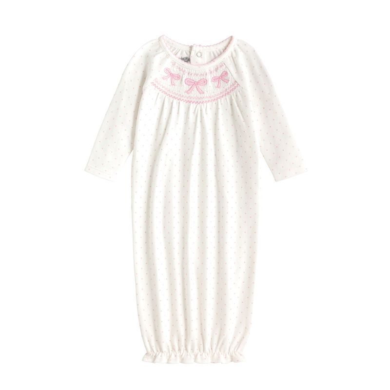 Pink Smocked Gown