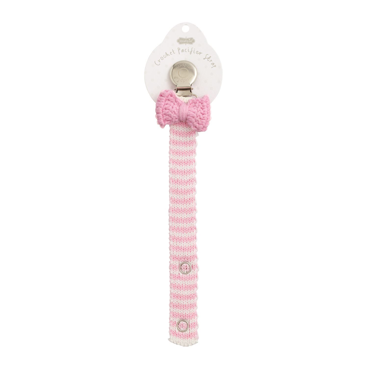 Pink Bow Crochet Pacy Strap