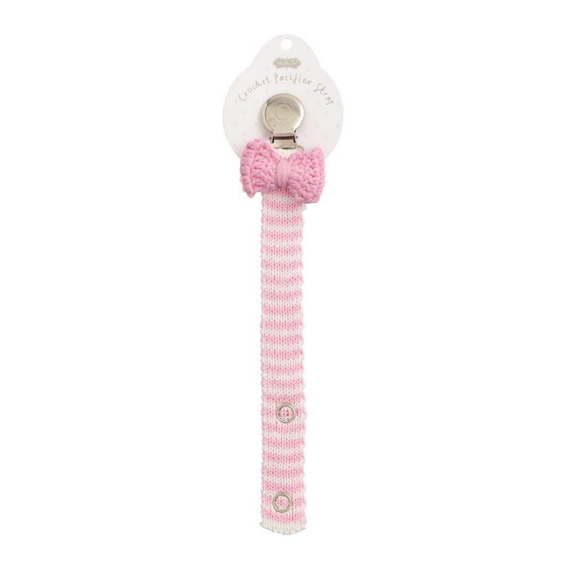Pink Bow Crochet Pacy Strap