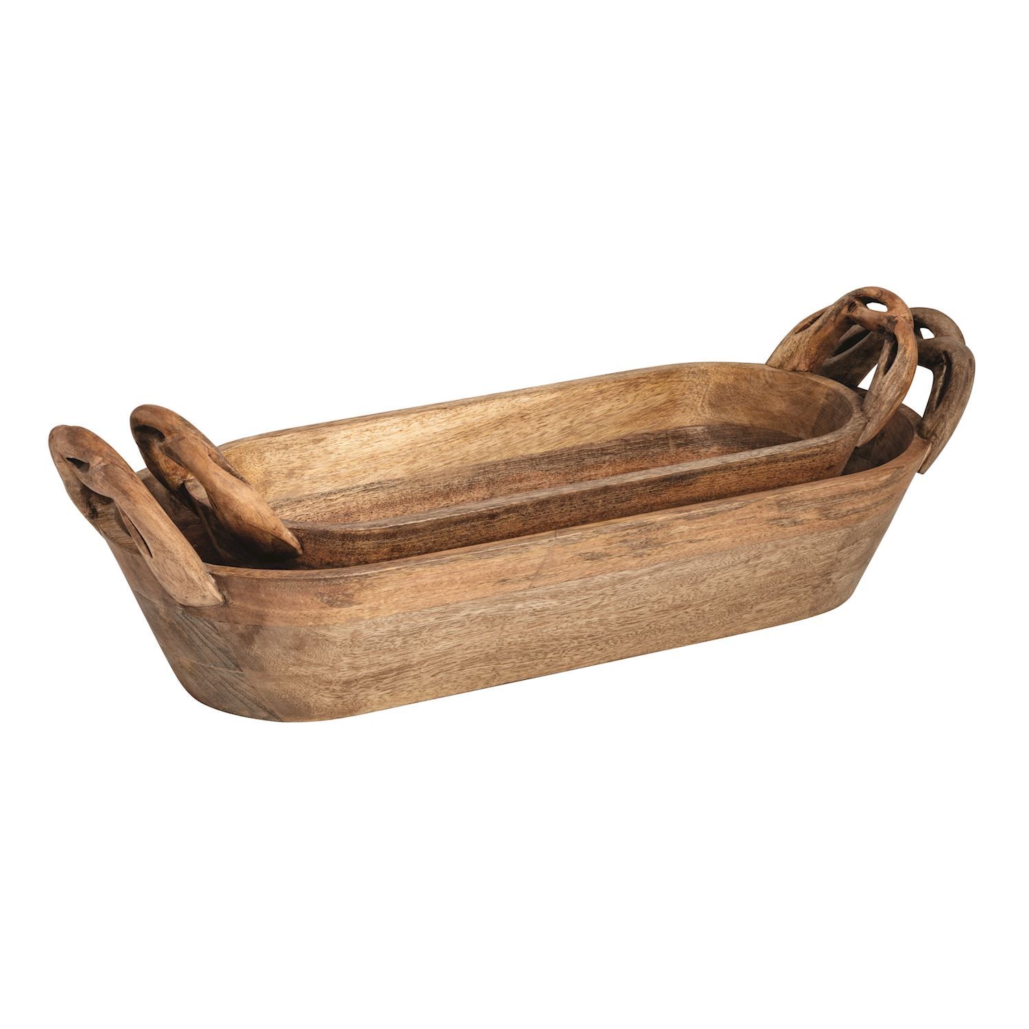 Small Twisted Handle Dough Bowl