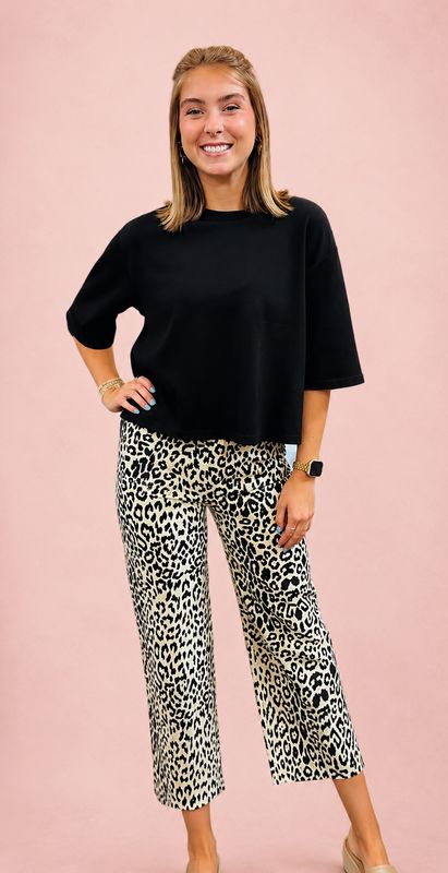 RM Leopard Wide Leg Pant