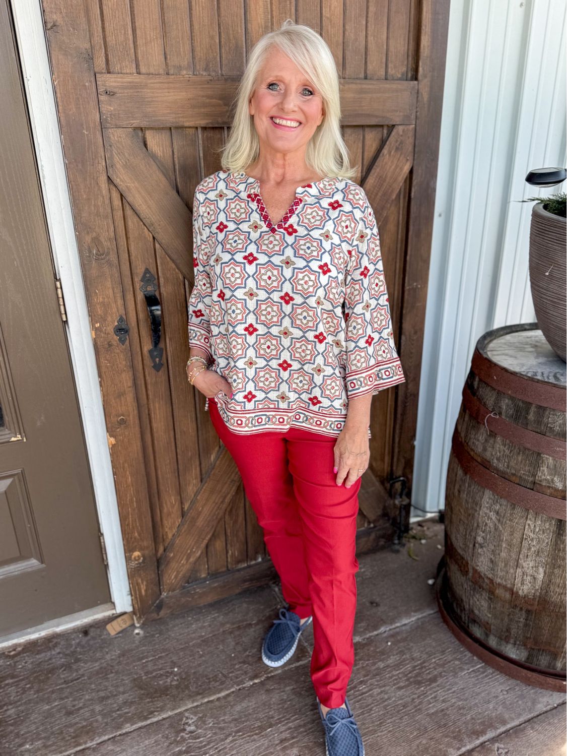 Multi Flare Sleeve Top