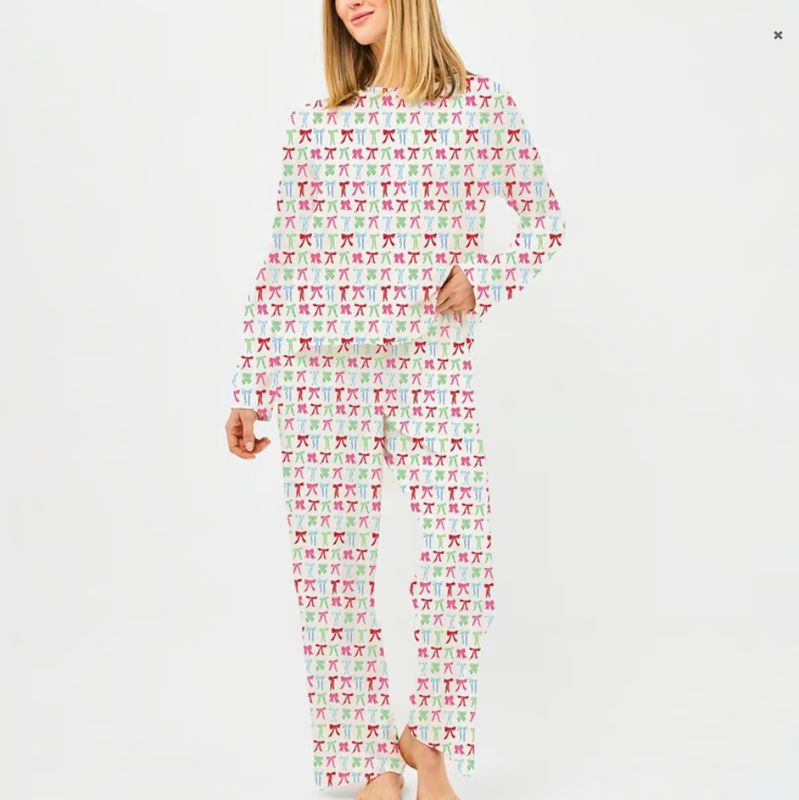 Annie Colorful Bows PJ Set