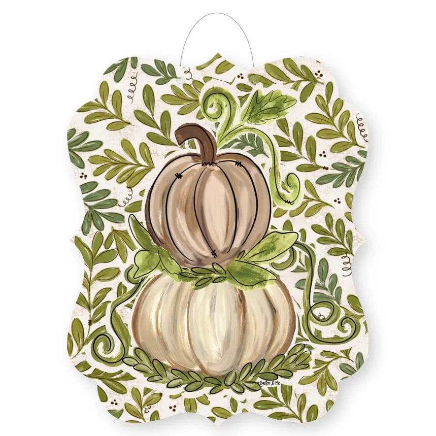 VG Olive Leaf Pumpin Door Hanger
