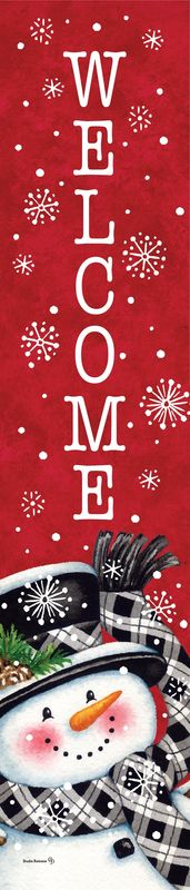 Yard Expression-Black &amp; Red Snowman