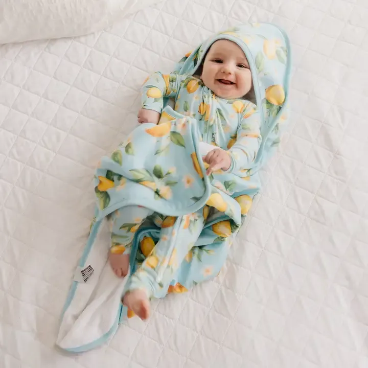 Melody Baby Knit Hooded Towel