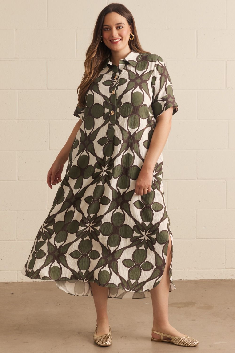 Walnut Hill Olive Dress