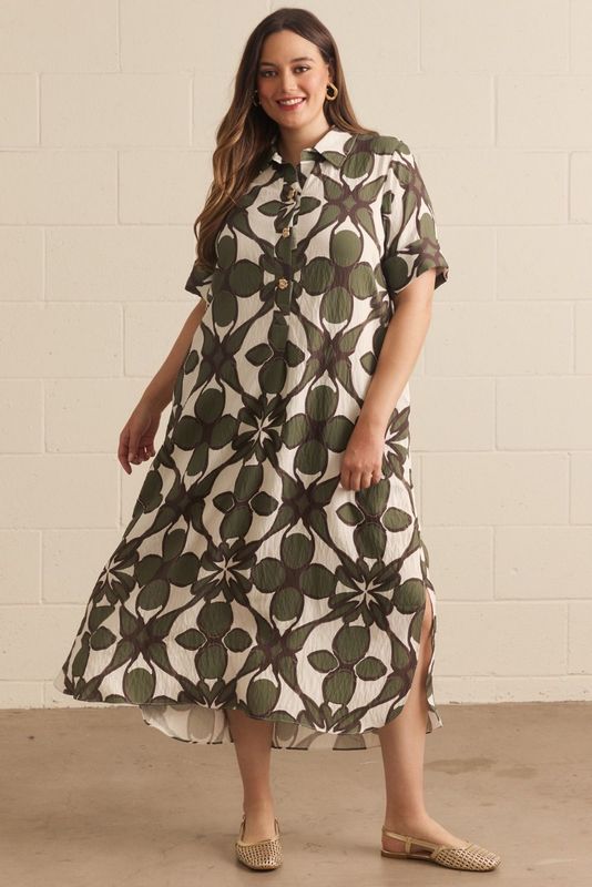 Walnut Hill Olive Dress