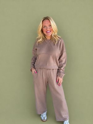 BC Malibu Air Cotton Barrel Pant-Taupe