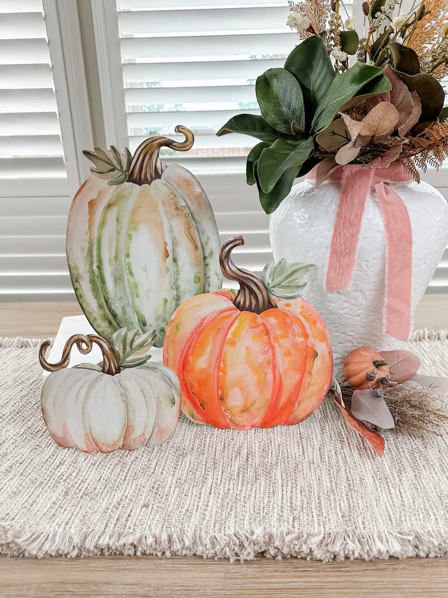 VG Watercolor Pumpkin-Large