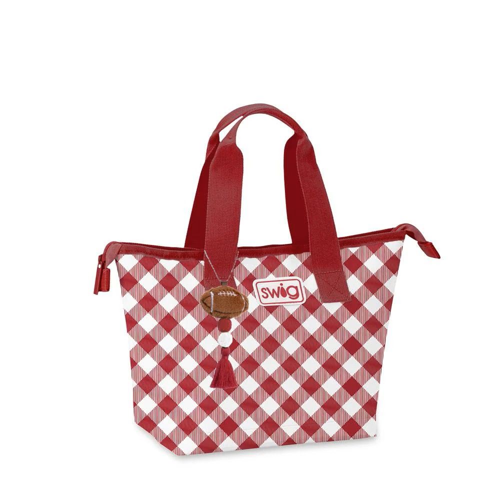 Gameday Gingham Crimson Lunchi Lunch Bag