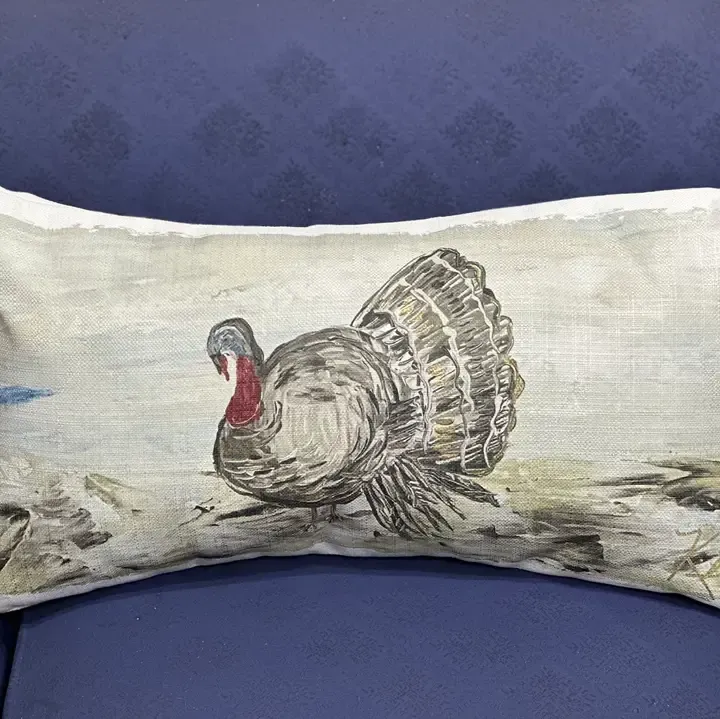 VG GA Turkey Lumbar Pillow