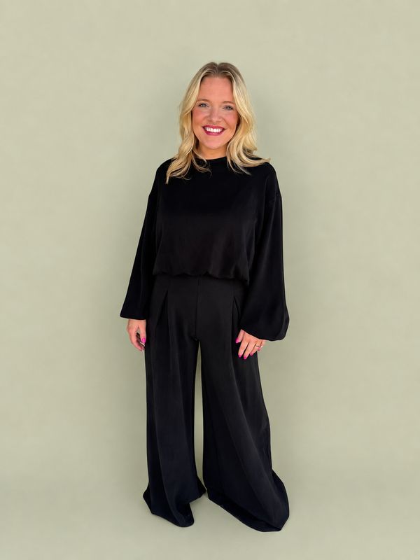 Peaceful Air Top-Black