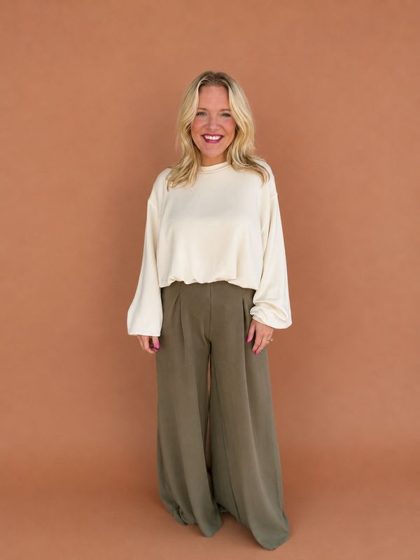 Peaceful Air Top-Ivory