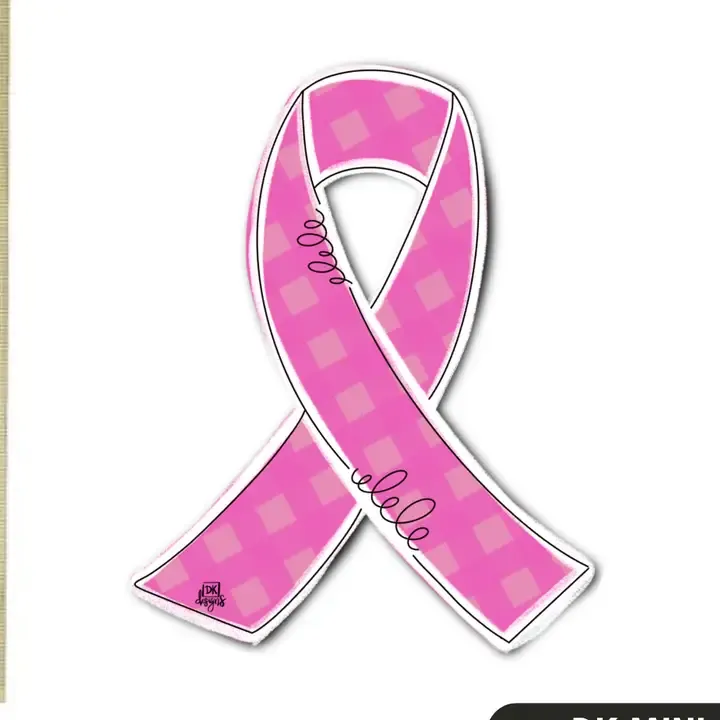Pink Awareness Ribbon Mini