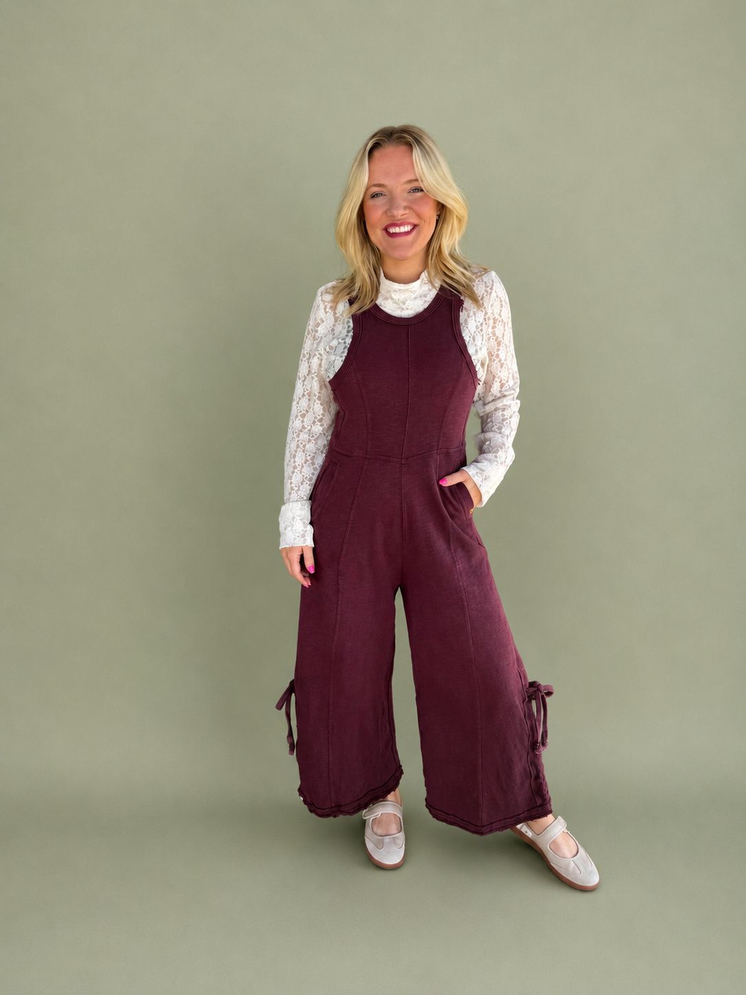 VG Mulberry Moon Wide Leg Jumpsuit