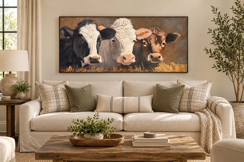 The Cow Crew Canvas
