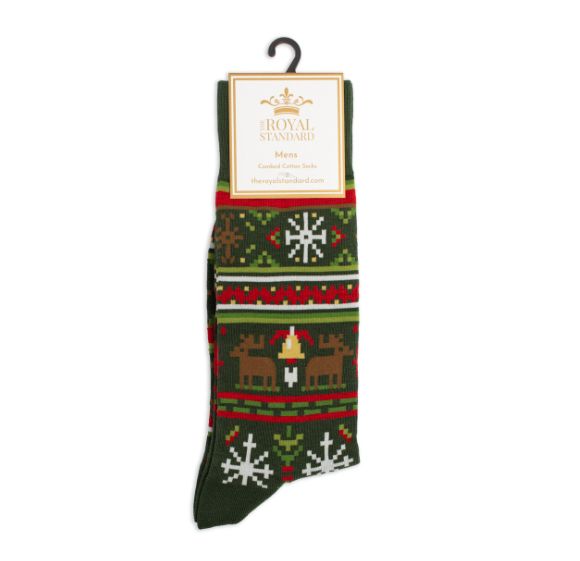 VG Men's Christmas Sweater Socks
