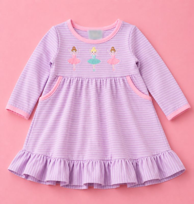 CH Ballerina Applique Dress