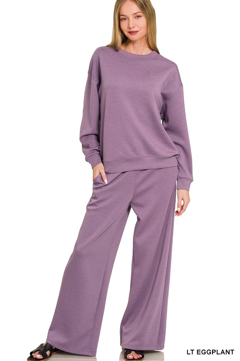 CH Afternoon Set-Lt Eggplant