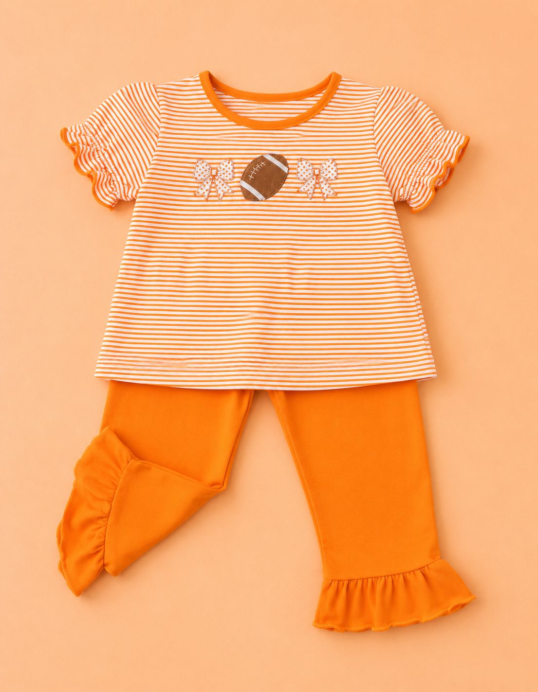 CH Orange Football Legging Set