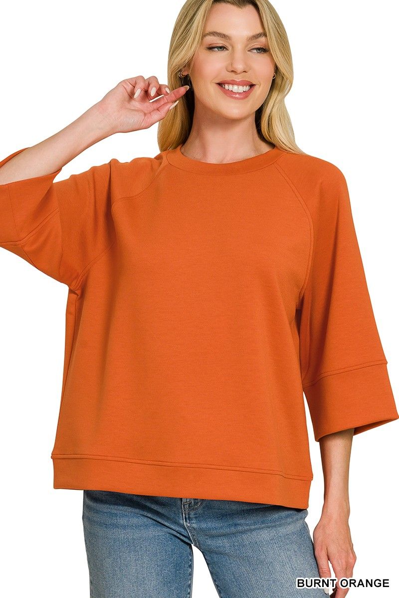 CH Relaxful Bliss Top-Burnt Orange