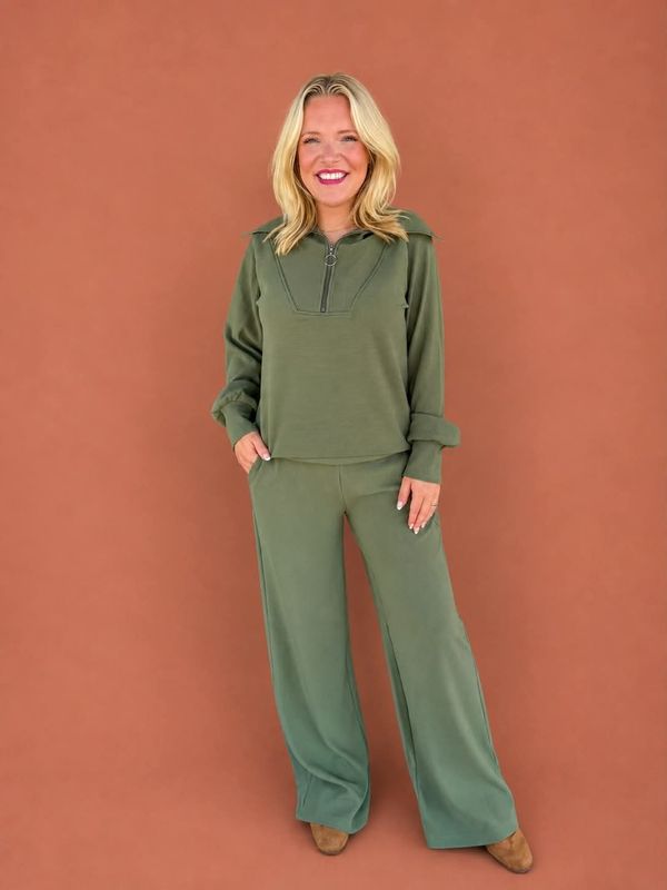 CH Current Pant Set-Lt Olive