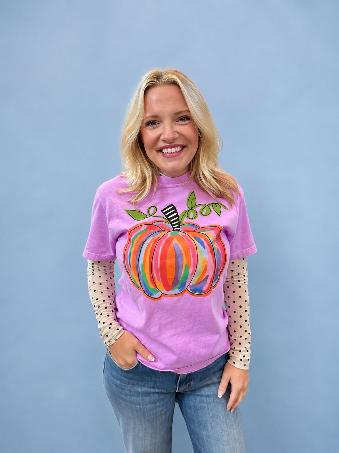 CH Dainty Dots Layered Top