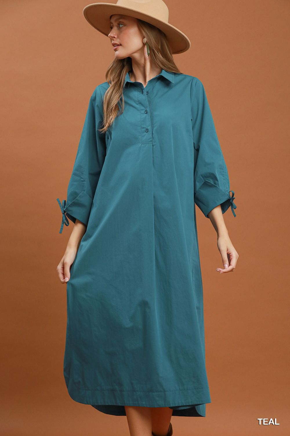 CH Verde Midi Dress-Teal