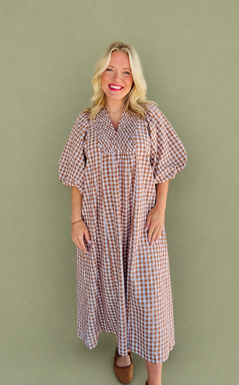 CH Honey Check Dress