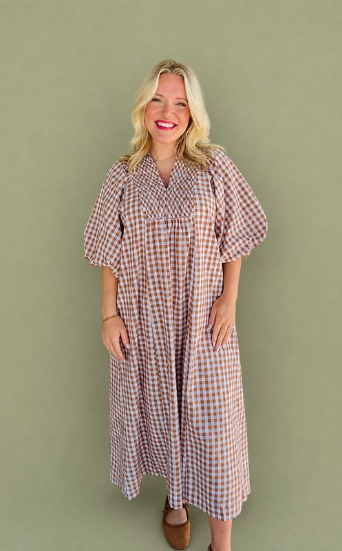 CH Honey Check Dress