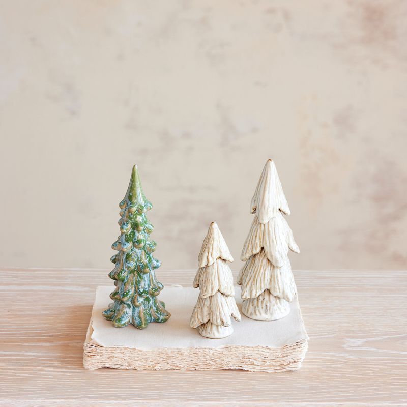 XS8467-Large Cream Stoneware Tree