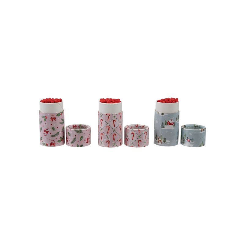 XT1846A-Holiday Safety Matches-Candy Canes