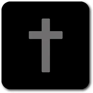 Tap to Pray Vinyl Sticker-Black + Grey