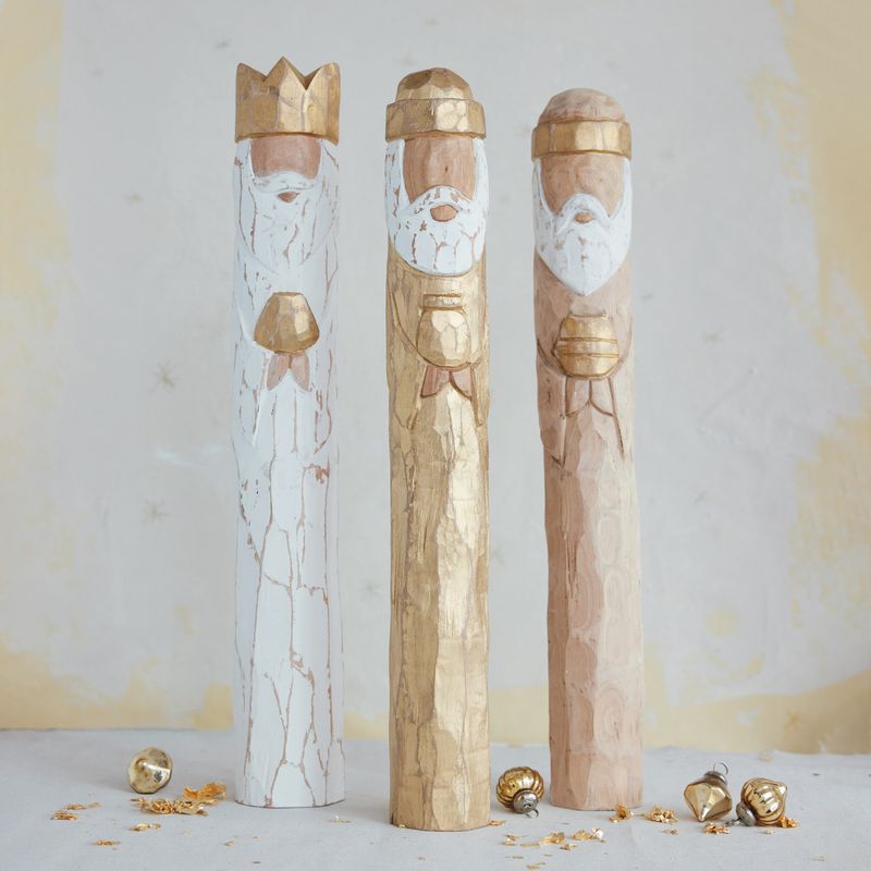 XS7037A-Mango Wood Wisemen