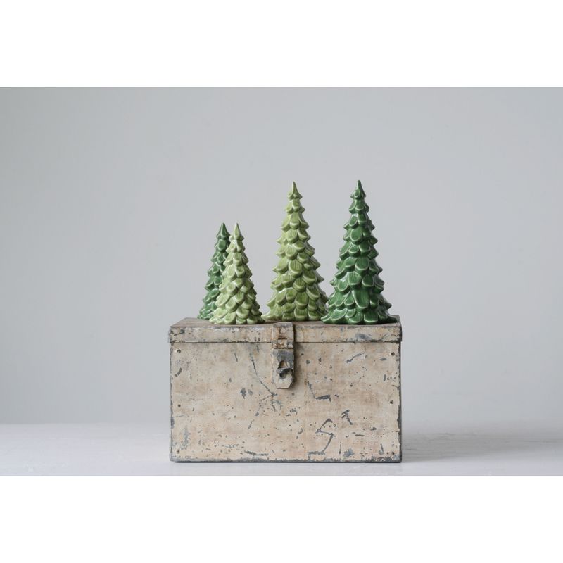 XM2815A-Stoneware Tree-Lt Green