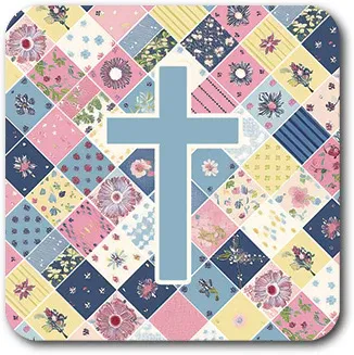 Tap to Pray Vinyl Sticker-Patchwork