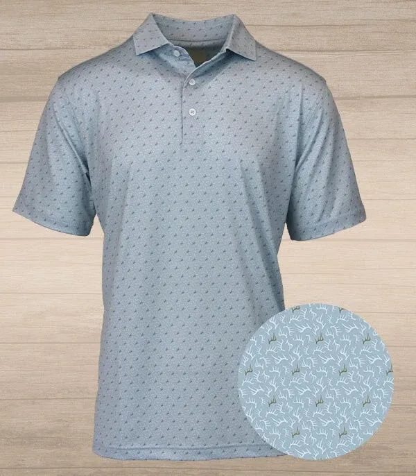 Antlers Geo Perf. Polo-Beachwash